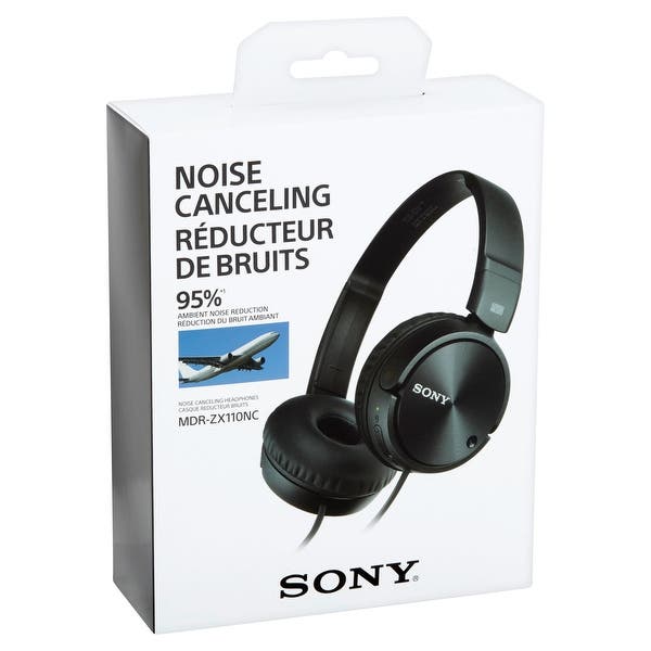 SONY On-Ear Noise Cancelling Headphones -  Refurbished with Home Essentials warranty - MDRZX110NC - Shopthatapp.ca
