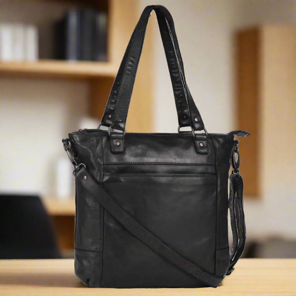 MET Two Handled Leather Handbag - Stylish and Versatile Accessory - Shopthatapp.ca