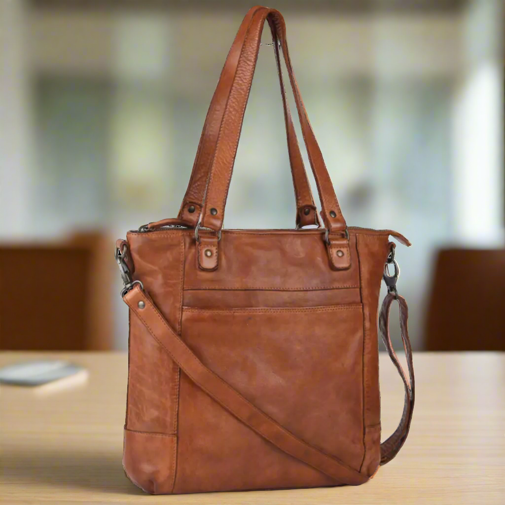 MET Two Handled Leather Handbag - Stylish and Versatile Accessory - Shopthatapp.ca