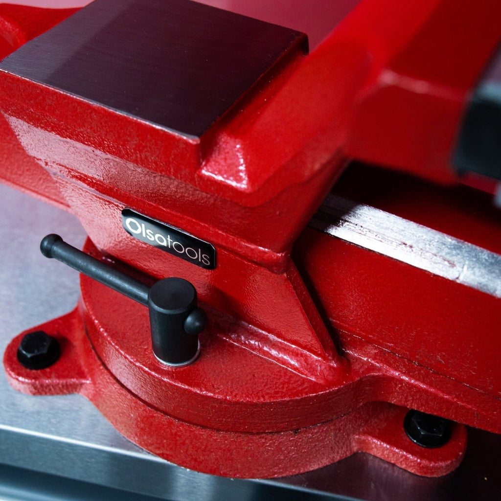 Bench Vises with Swivel Base | 360° Forged Steel Construction