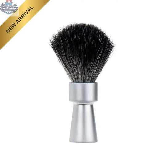 MERKUR Shaving Brush 1100 with Vegan Synthetic Hair in Matt Chrome - Shopthatapp.ca