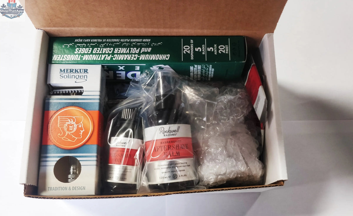 9pc SHAVING KIT WITH MERKUR 25C - Shopthatapp.ca