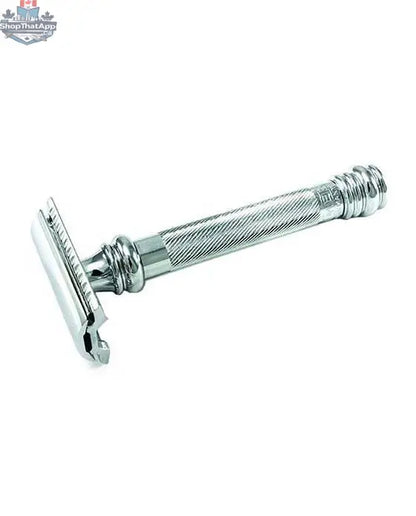 Merkur 38C Safety Razor: Classic Barber Pole Design for Effortless Shaving - Shopthatapp.ca