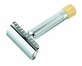 Merkur Progress Adjustable Razor - Short Handle Chrome Double Edge Safety Razor
