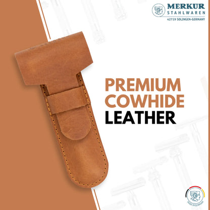 Merkur Leather Case Brown Cowhide for All Items Except 24001 - Shopthatapp.ca