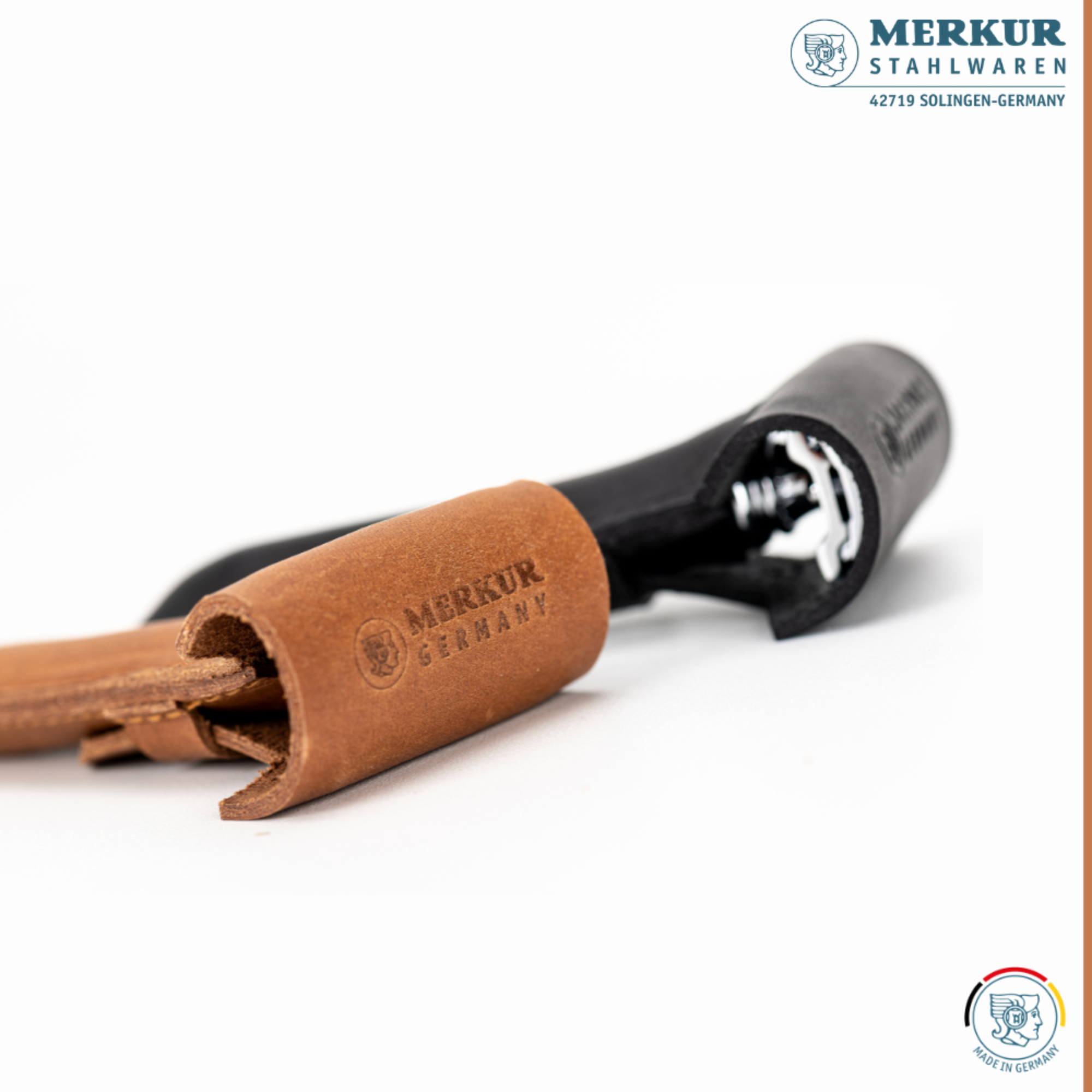 Merkur Leather Case Brown Cowhide for All Items Except 24001