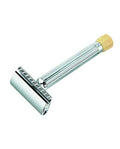 Merkur Razor Set - Adjustable Double Edge Safety Razor with Long Handle in Chrome