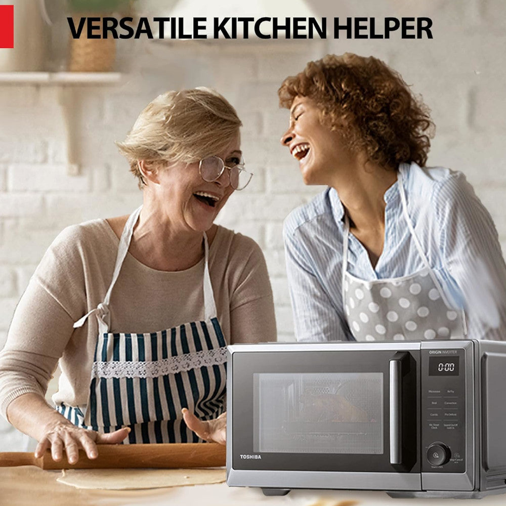 TOSHIBA ML2-EC09SAIT(BS) 6 in 1 Inverter Microwave Oven Air Fryer Combo - Shopthatapp.ca