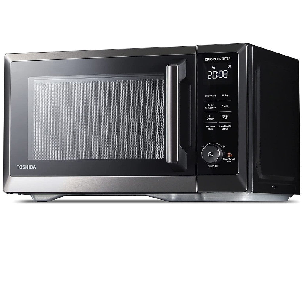 TOSHIBA ML2-TC10SAIT(SS) 7-in-1 Countertop Microwave Oven with Air Fryer - Quality recertified with Home Essentials warranty - Shopthatapp.ca