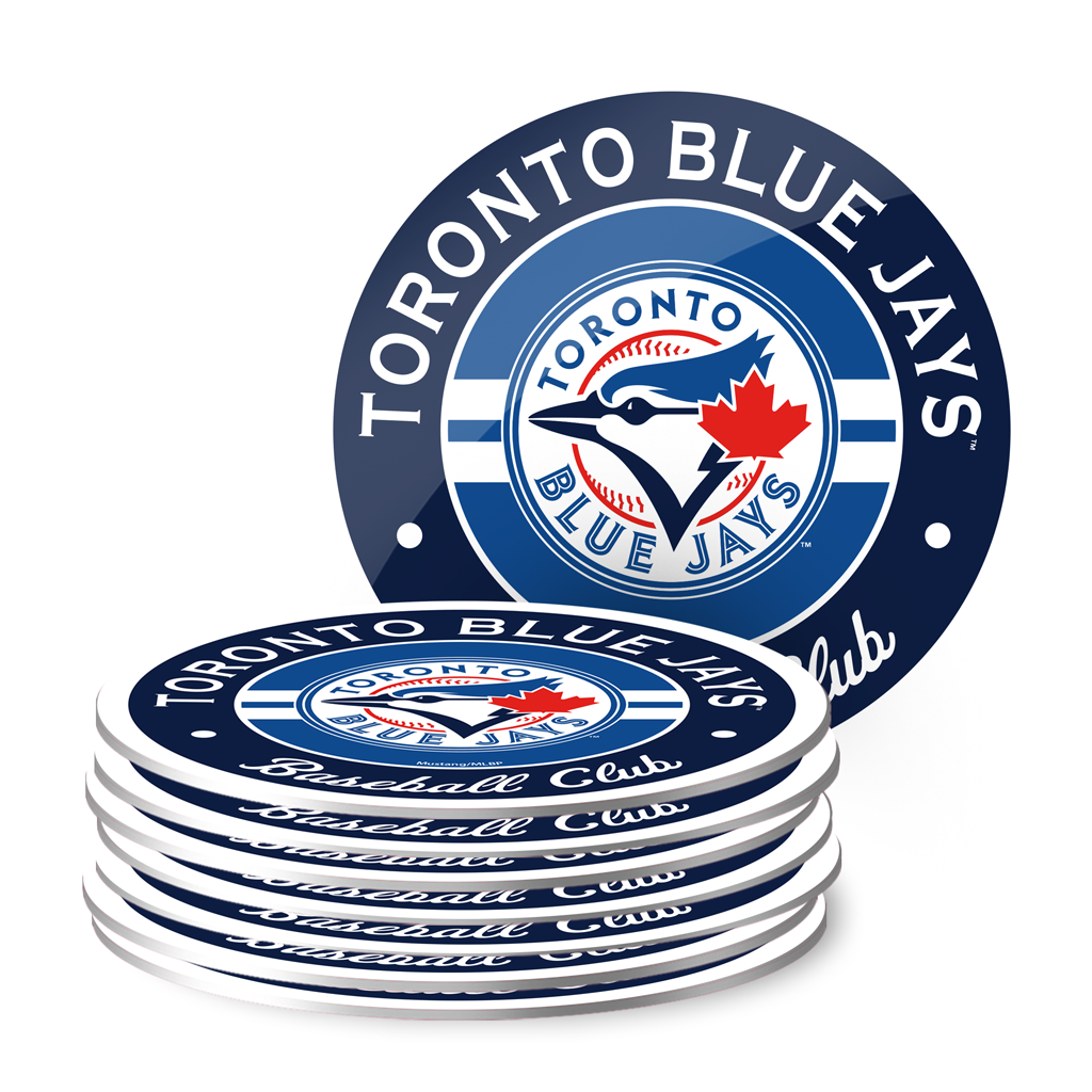 Toronto Blue Jays Mug & Coaster Set - 2 Pack 15oz Mugs | 8 Pack Coasters - Www.Shopthatapp.ca
