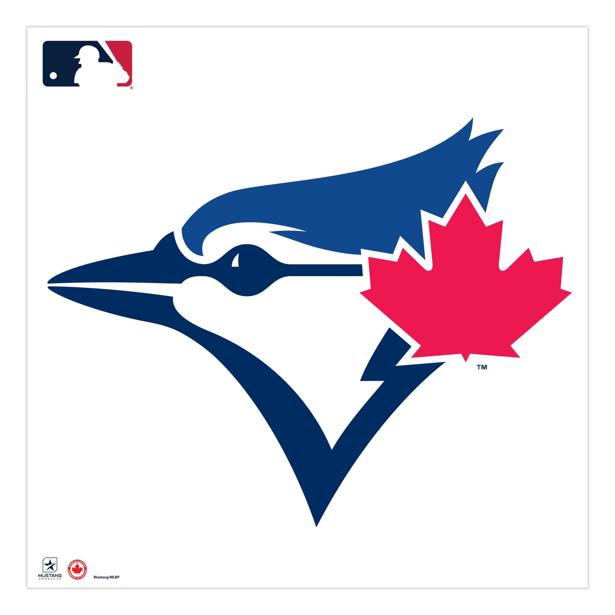 Toronto Blue Jays 36x36 Team Logo Repositional Wall Decal - Www.Shopthatapp.ca