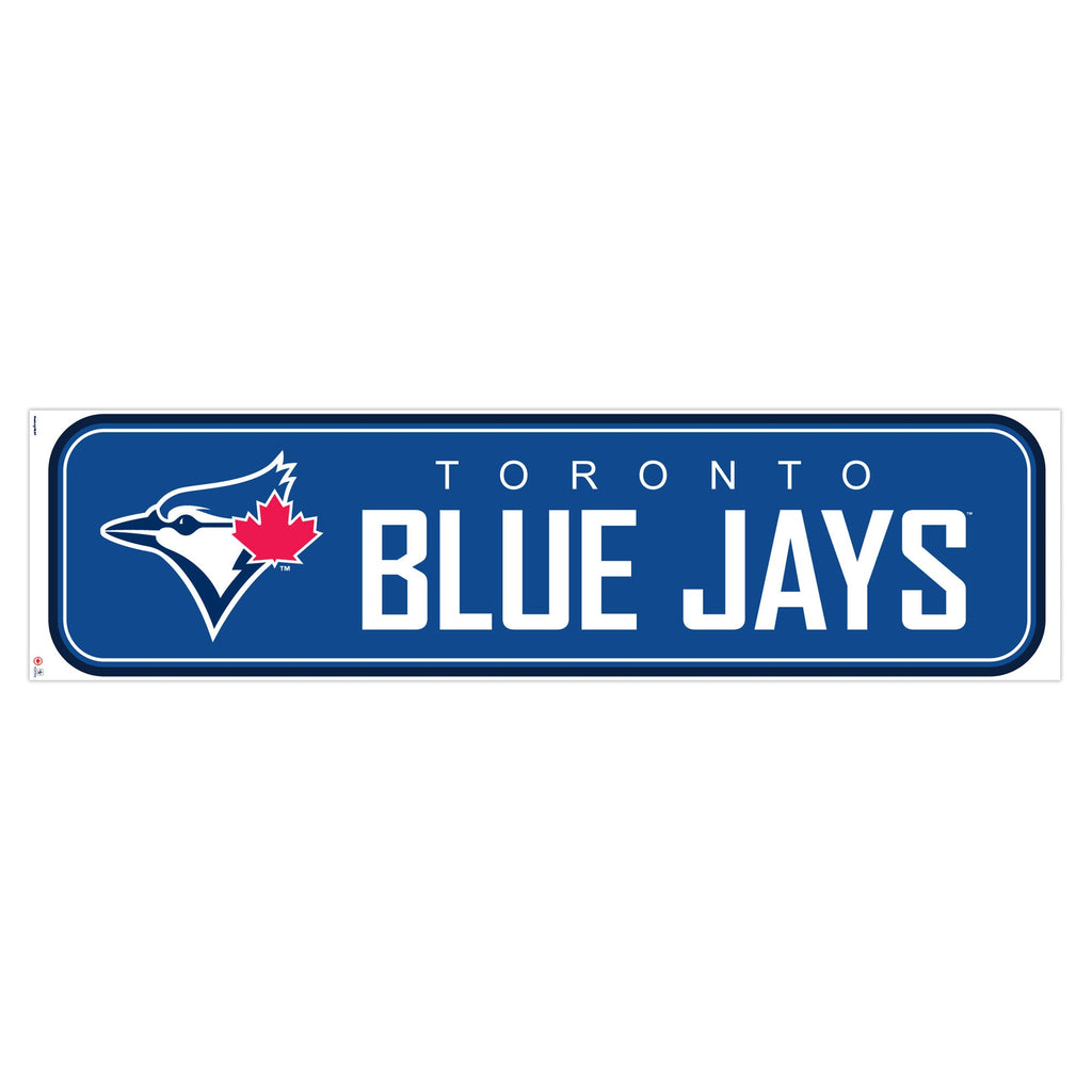 Toronto Blue Jays 90x23 Team Repositional Wall Decal - Long Design - Www.Shopthatapp.ca