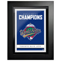 Toronto Blue Jays Cooperstown World Series Logo 1993 12x16 Framed Art - Www.Shopthatapp.ca