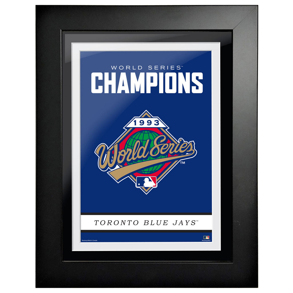 Toronto Blue Jays Cooperstown World Series Logo 1993 12x16 Framed Art - Www.Shopthatapp.ca