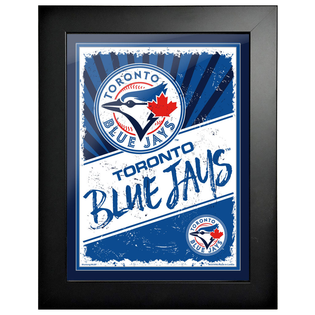 Toronto Blue Jays 12x16 Classic Framed Artwork - Www.Shopthatapp.ca