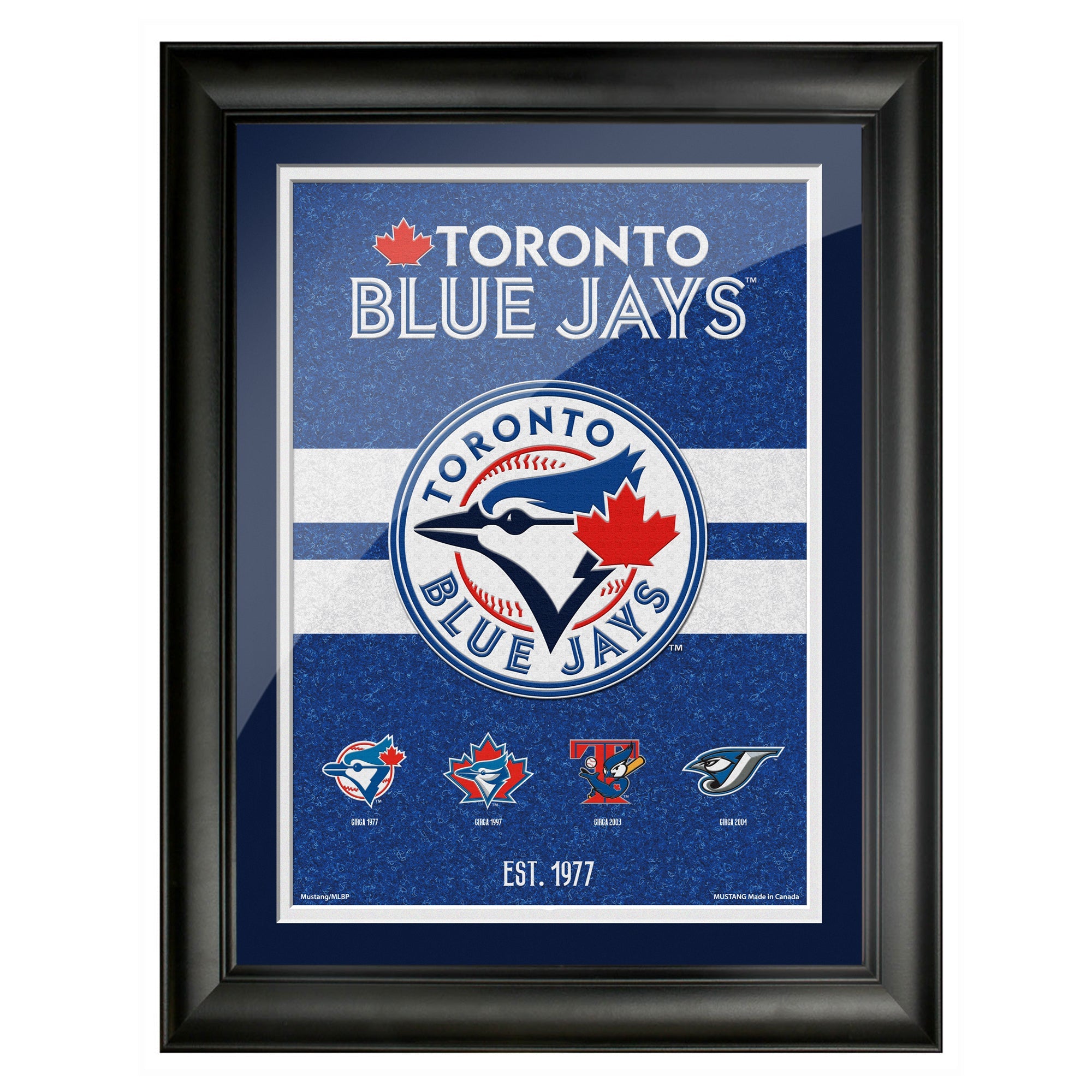 Toronto Blue Jays 12x16 Team Tradition Framed Artwork - Www.Shopthatapp.ca