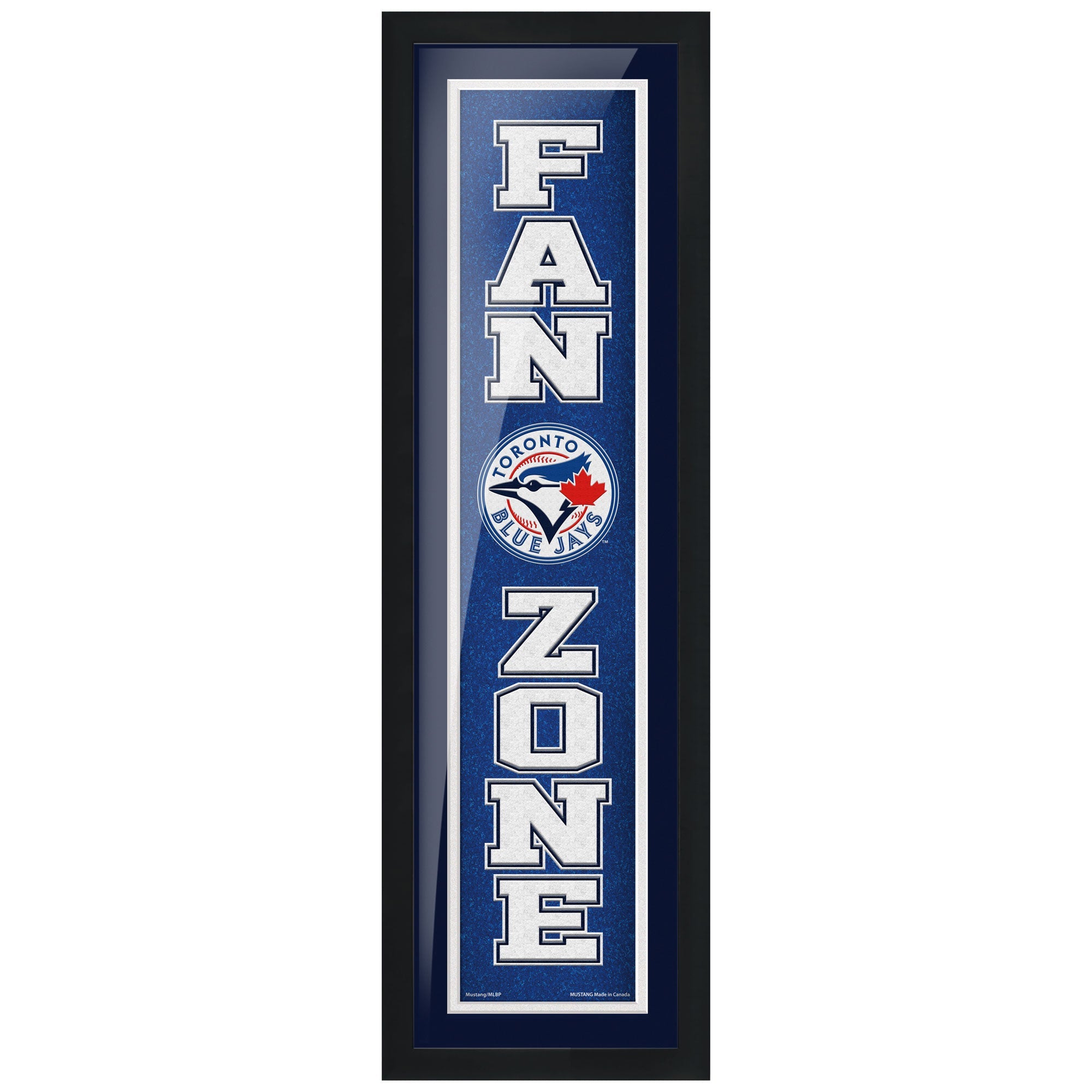 Toronto Blue Jays 6x22 Team Fan Zone Framed Artwork - Www.Shopthatapp.ca