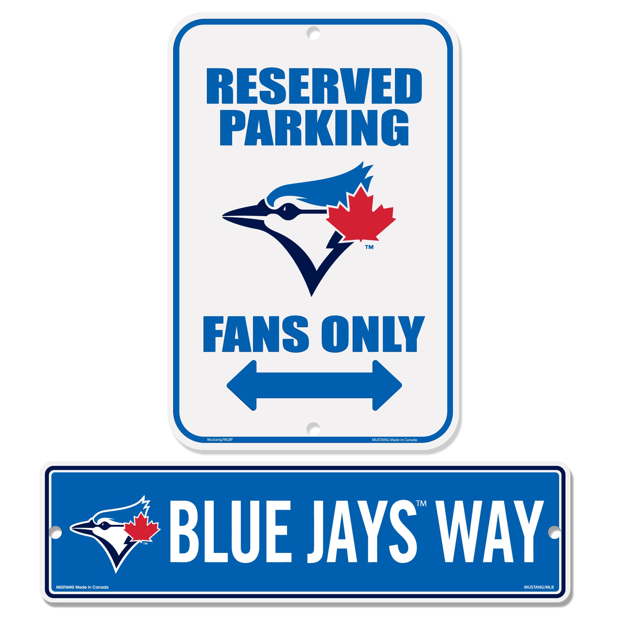 Toronto Blue Jays Signs - 2 Pack Parking & Street Set - Www.Shopthatapp.ca