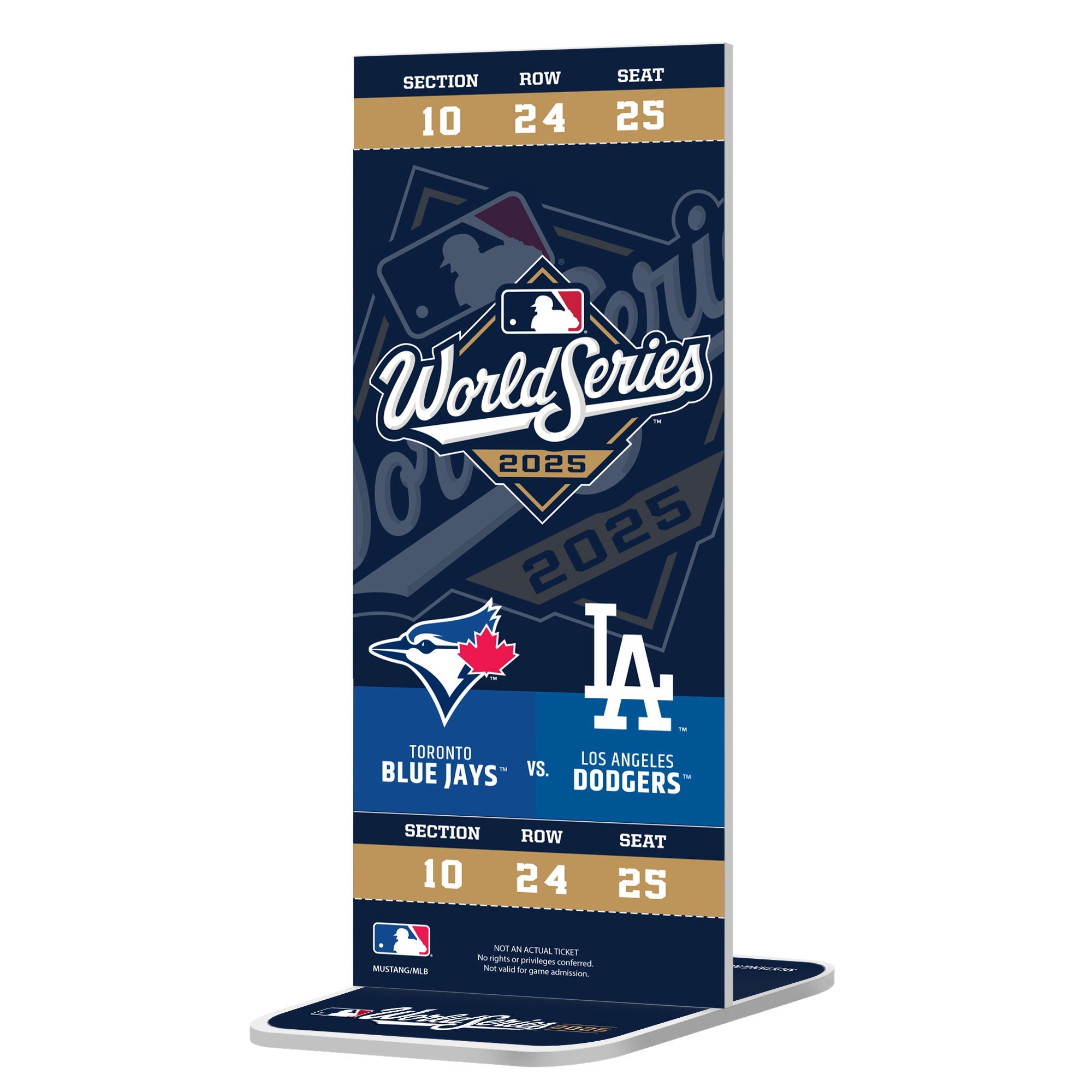 MLB World Series 2025 Replica Ticket | Toronto Blue Jays vs LA Dodgers - Www.Shopthatapp.ca