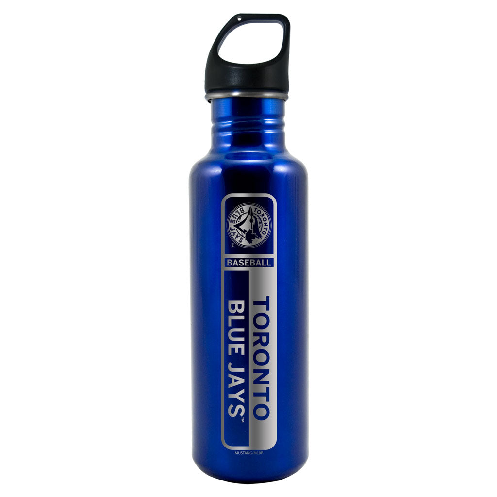 Toronto Blue Jays 26oz Blue Stainless Steel Water Bottle - Www.Shopthatapp.ca