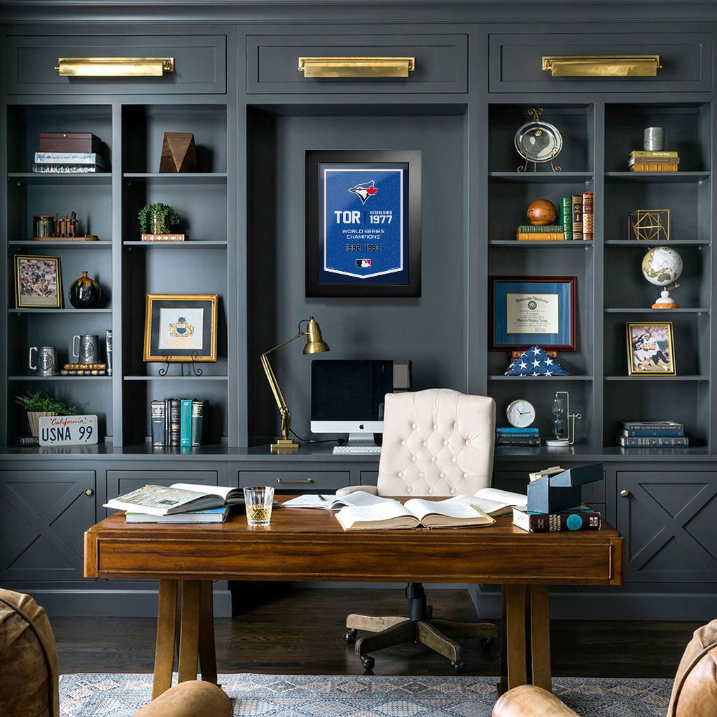 Toronto Blue Jays 12x16 Team Empire Framed Artwork - Www.Shopthatapp.ca