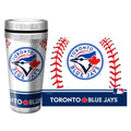 Toronto Blue Jays Travel Mug | Wallpaper Full Wrap 16 oz. - Www.Shopthatapp.ca