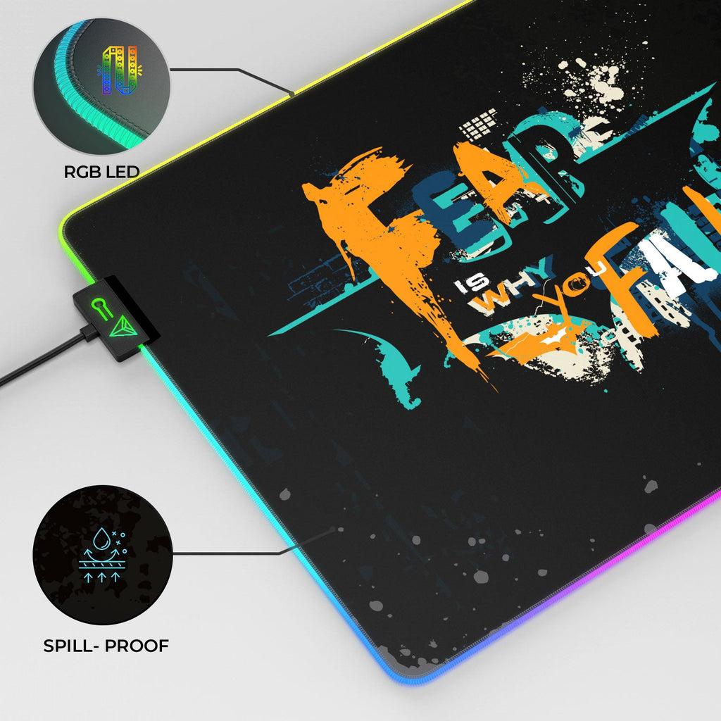 Batman Gaming Mouse Pad - Fear Is Why You Fail Design - Shopthatapp.ca