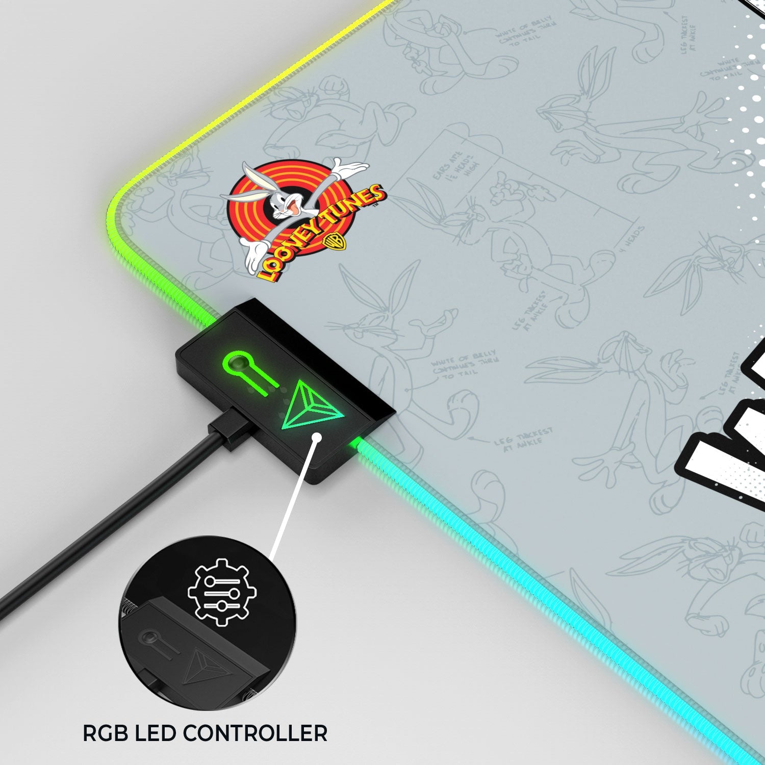 Bugs Bunny Mouse Pad for Gamers – Speed and Precision Gaming Accessory - Shopthatapp.ca