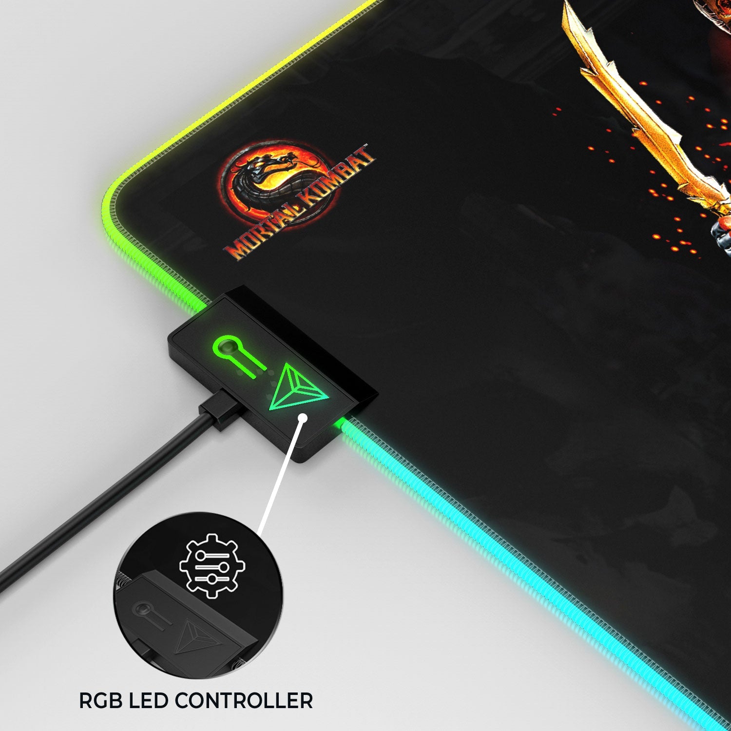 Mortal Kombat FINISH HIM Sub Zero Gaming Mouse Pad - Shopthatapp.ca