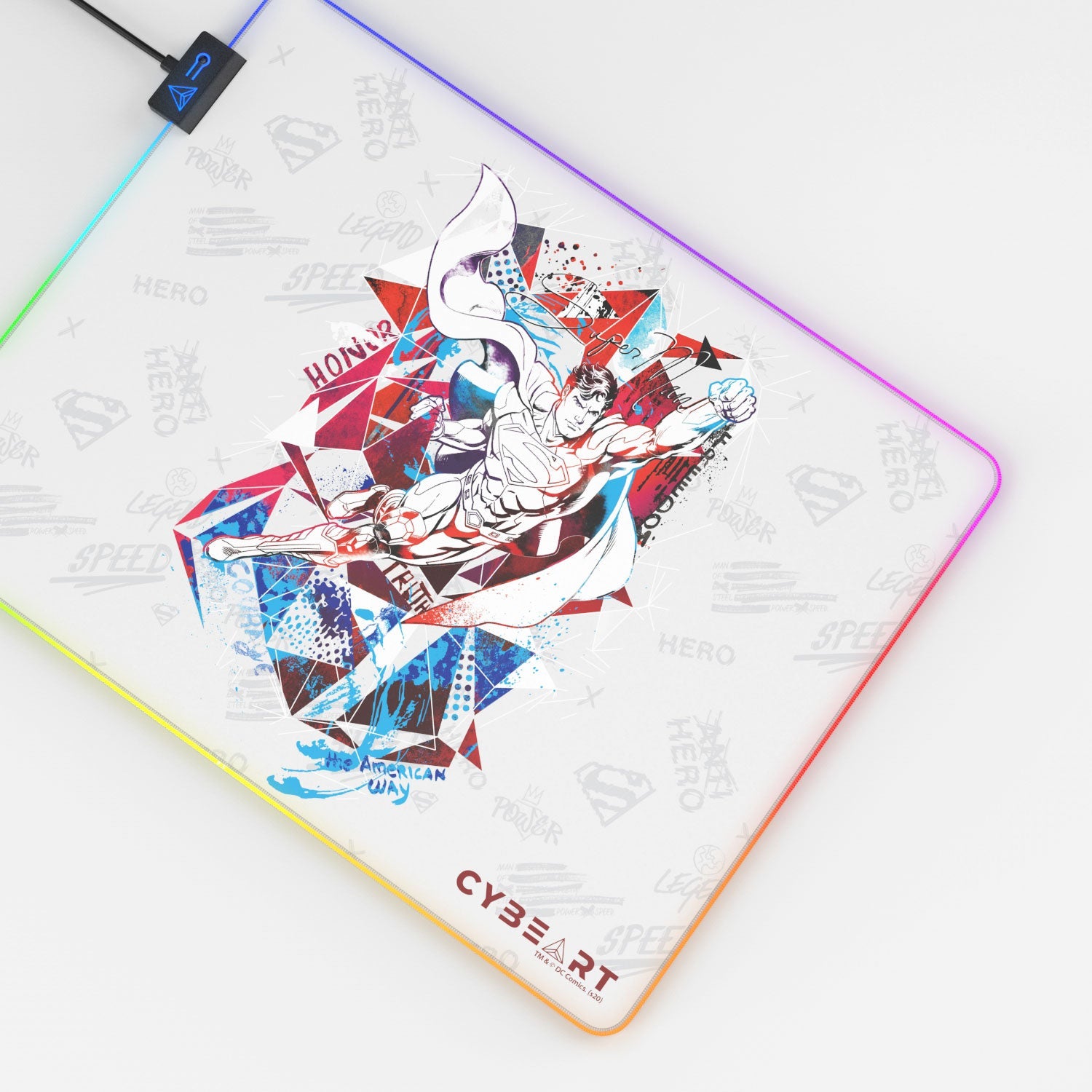 Superman Gaming Mouse Pad - Truth Honor Courage Design - Shopthatapp.ca