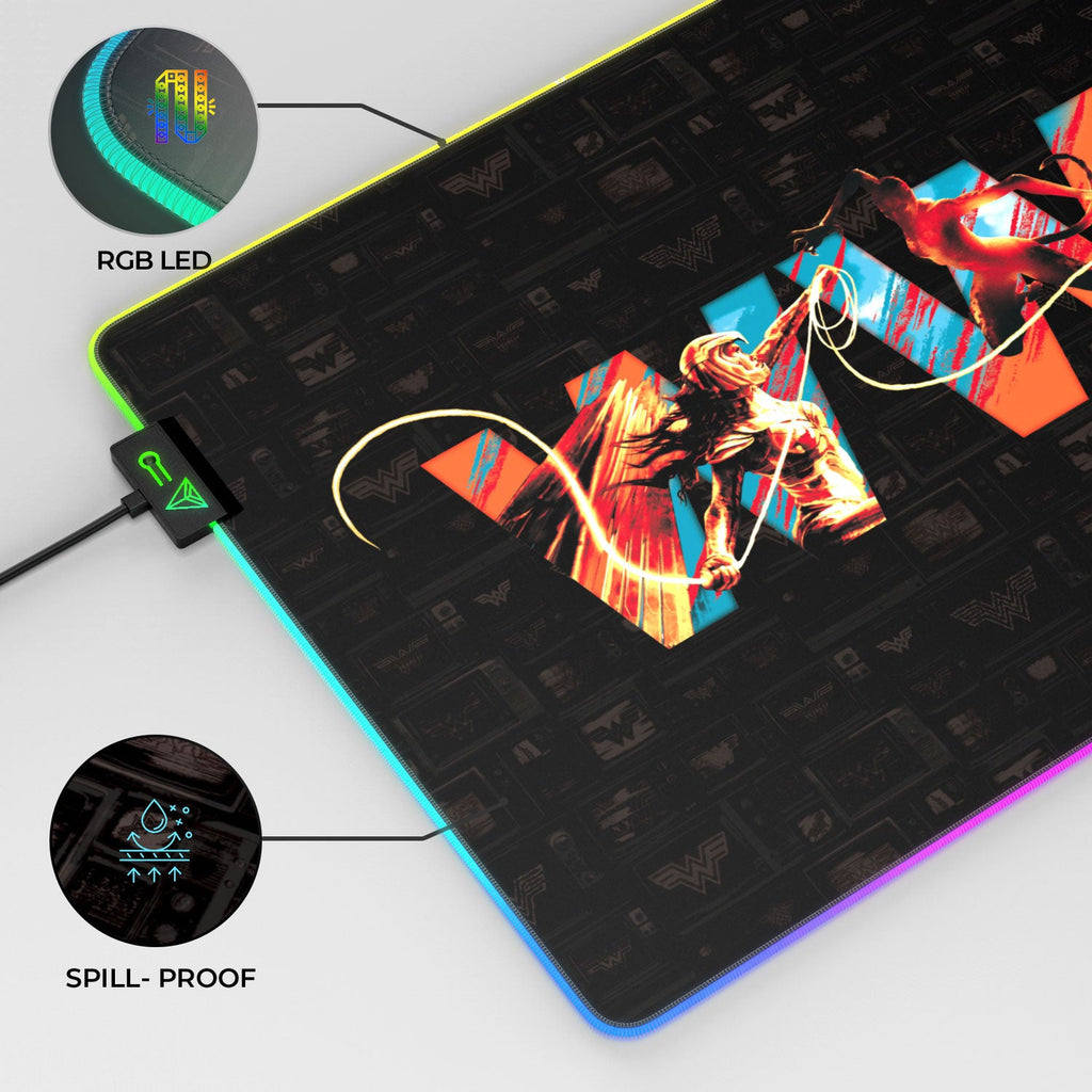 Wonder Woman Gaming Mouse Pad featuring Cheetah Design - Perfect for Gamers - Shopthatapp.ca