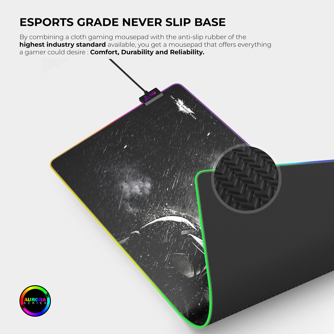 Batman Gaming Mouse Pad for Ultimate Gaming Experience - The Dark Knight Rises - Shopthatapp.ca