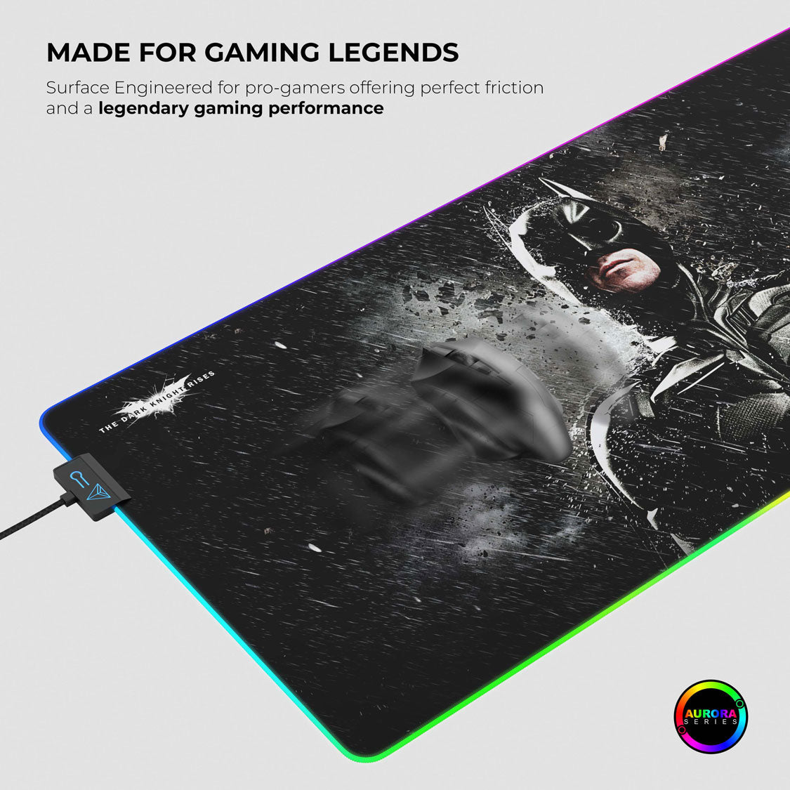 Batman Gaming Mouse Pad for Ultimate Gaming Experience - The Dark Knight Rises - Shopthatapp.ca