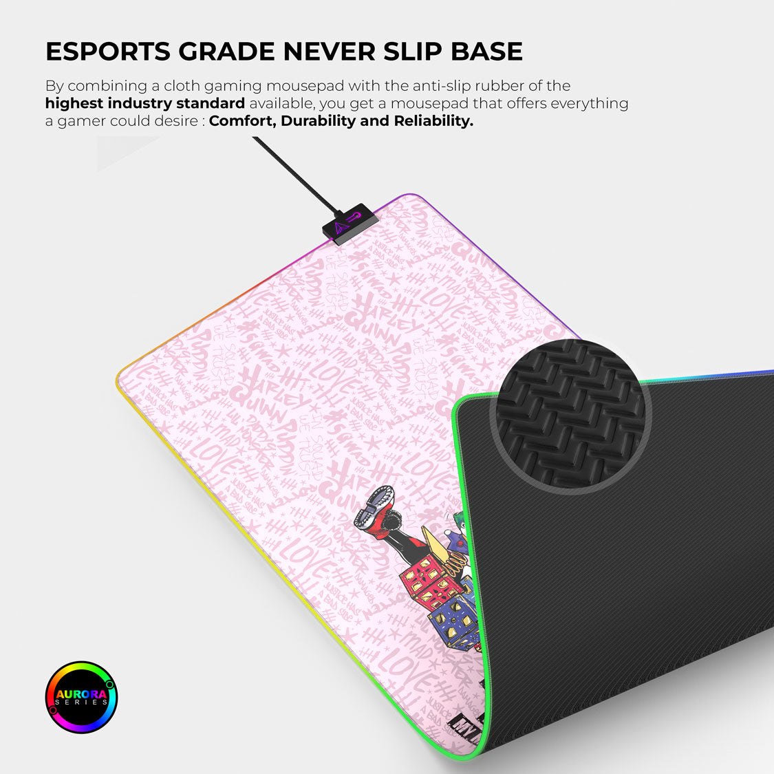 Harley Quinn Mouse Pad - Ideal Gaming Accessory for Gamers and Collectors - Shopthatapp.ca
