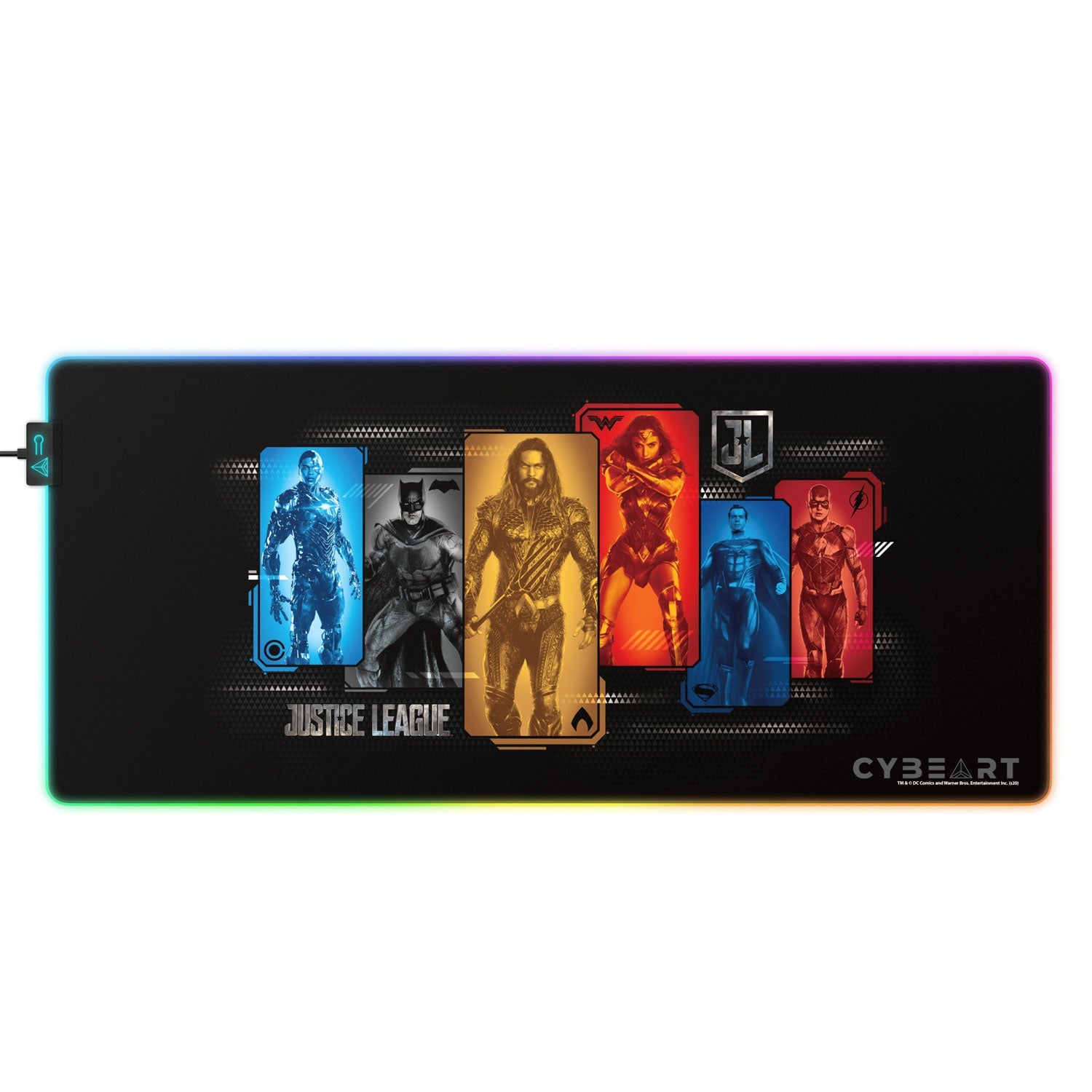 Justice League Gaming Mouse Pad - Character Portraits Design - Shopthatapp.ca