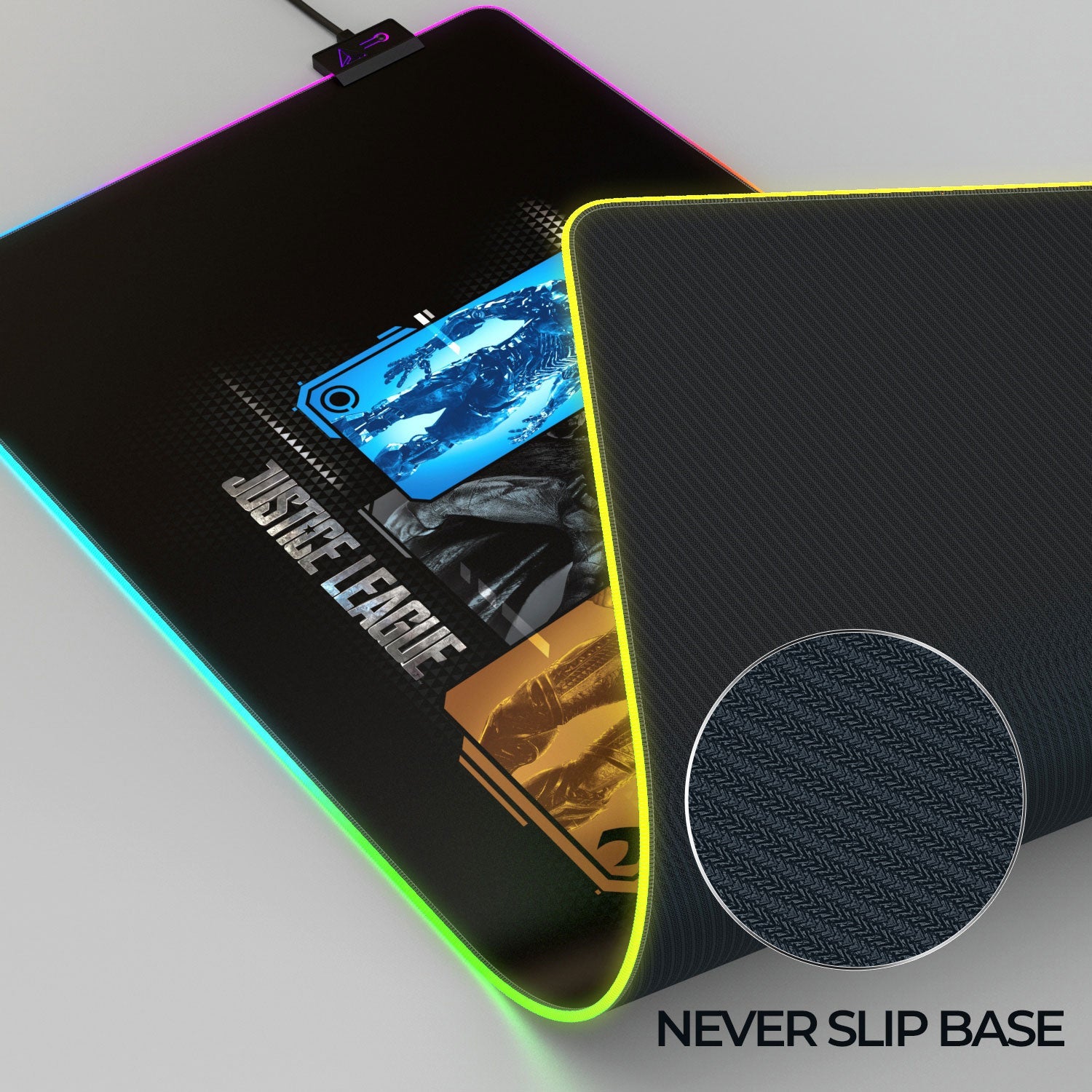 Justice League Gaming Mouse Pad - Character Portraits Design - Shopthatapp.ca