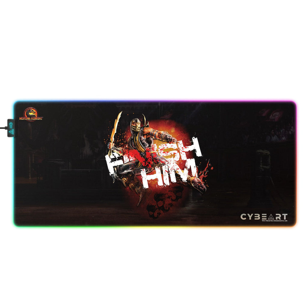 Mortal Kombat FINISH HIM Sub Zero Gaming Mouse Pad - Shopthatapp.ca