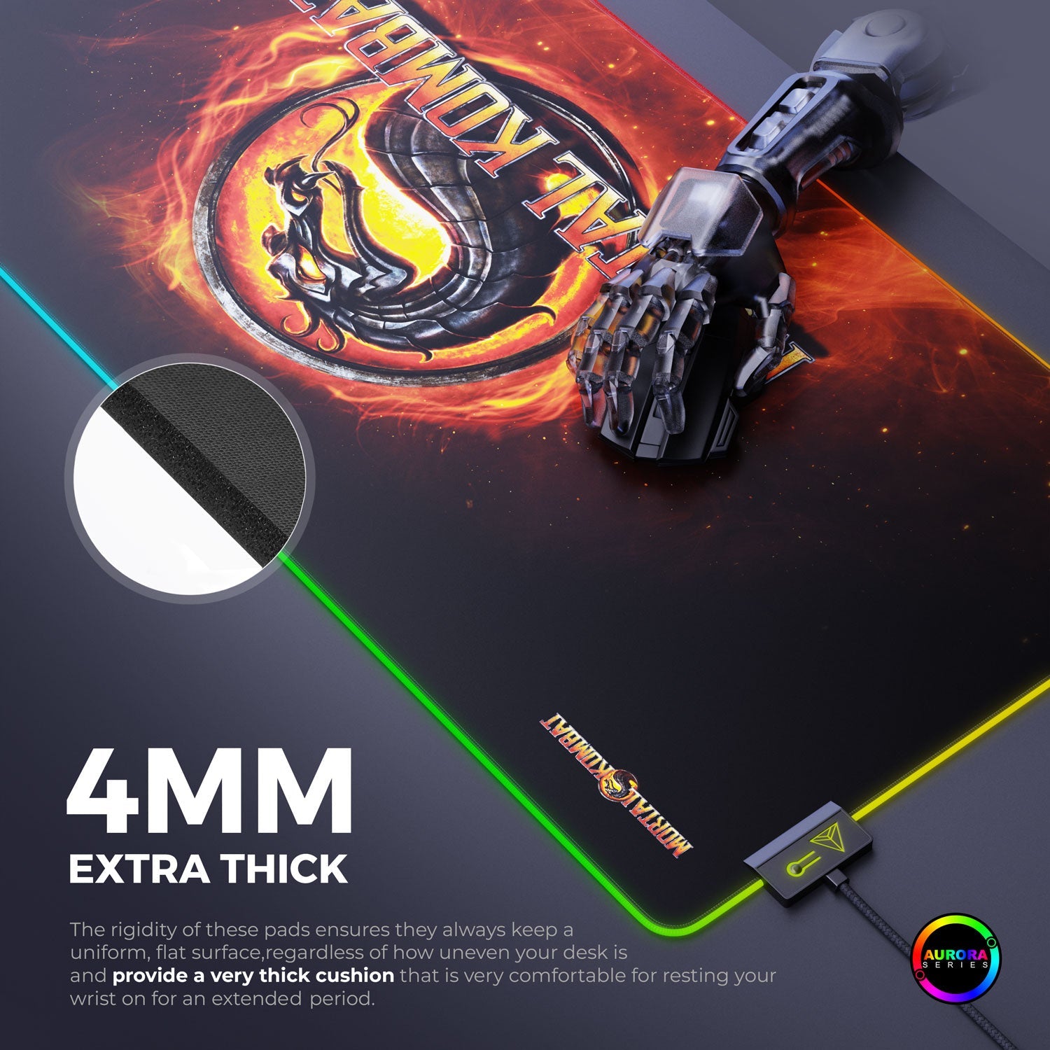 Mortal Kombat Mouse Pad for the Ultimate Gaming Experience - Shopthatapp.ca