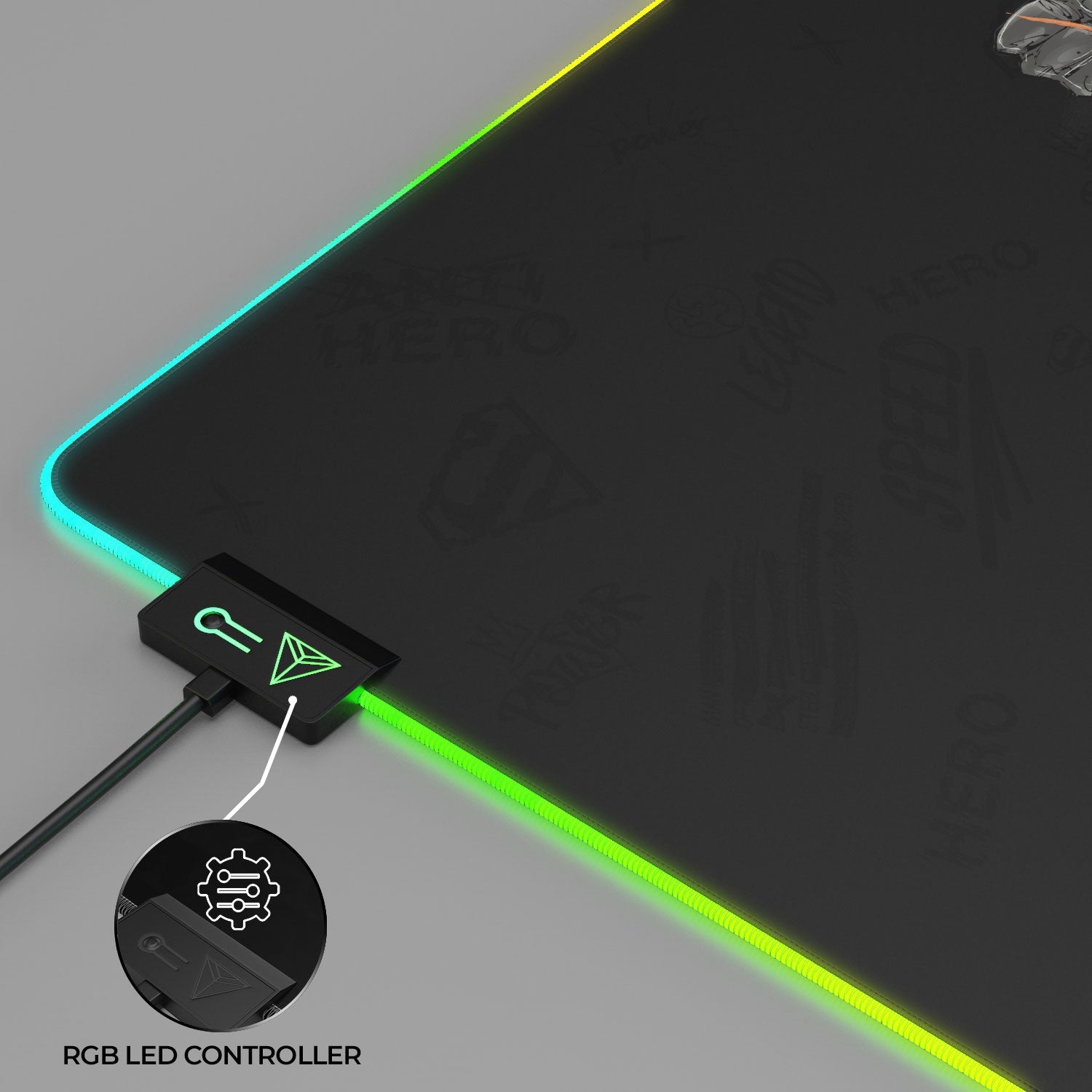 Superman Gaming Mouse Pad with Shield Emblem Design - Shopthatapp.ca