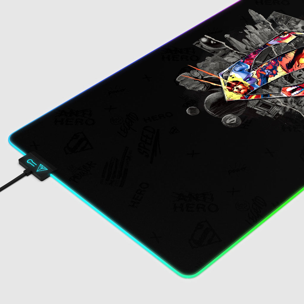Superman Gaming Mouse Pad with Shield Emblem Design - Shopthatapp.ca