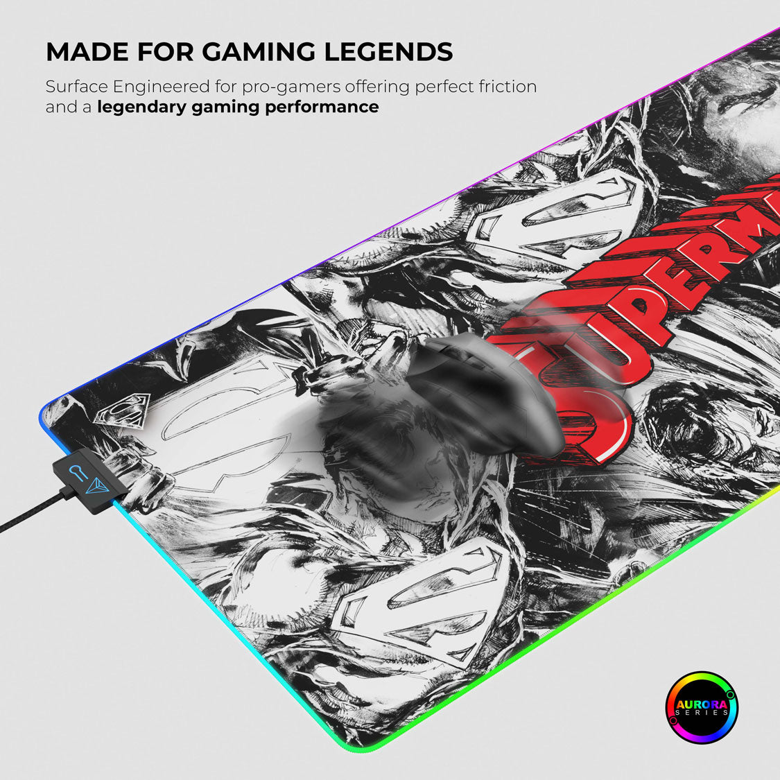 Superman Jim Lee Gaming Mouse Pad for Ultimate Gaming Performance - Shopthatapp.ca