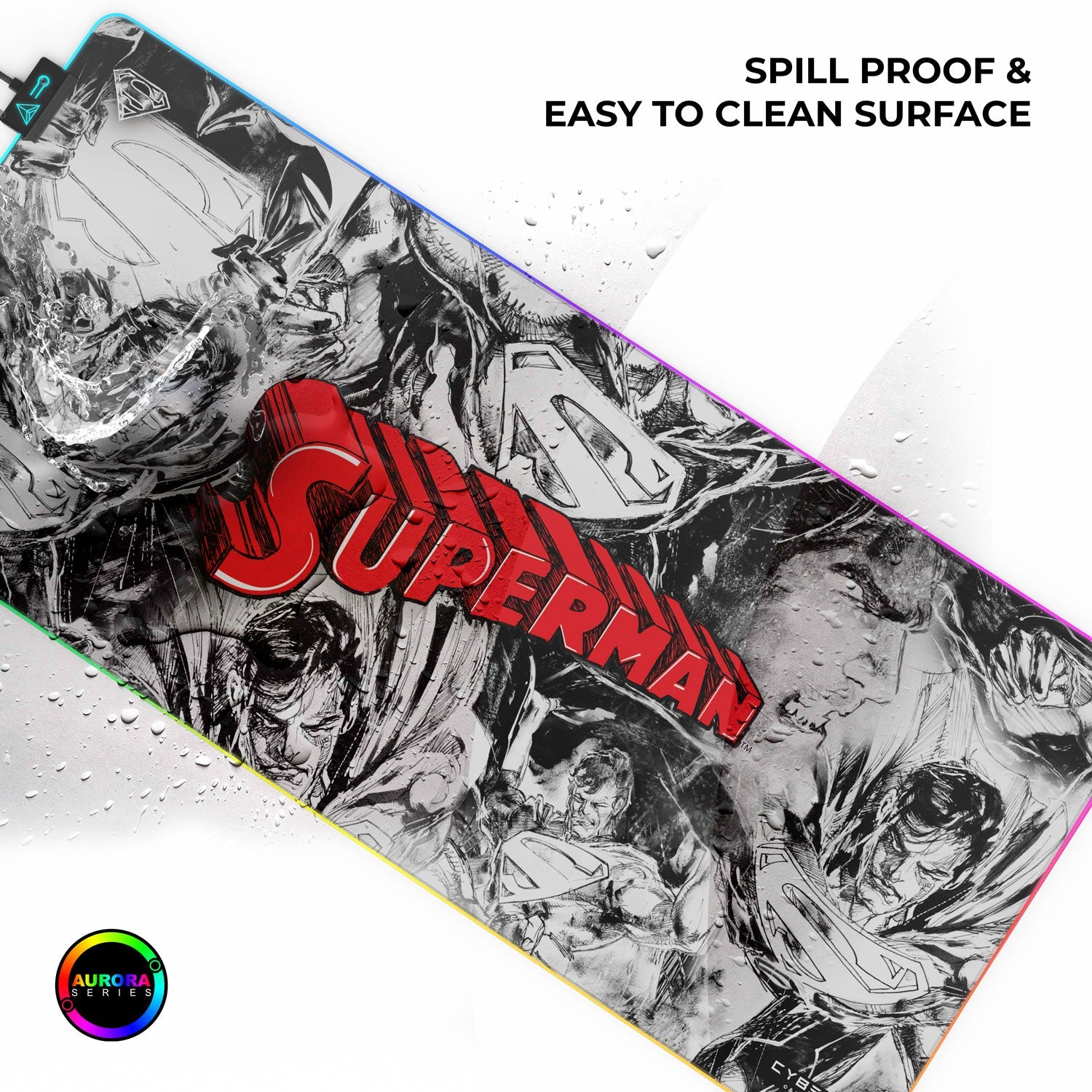 Superman Jim Lee Gaming Mouse Pad for Ultimate Gaming Performance - Shopthatapp.ca