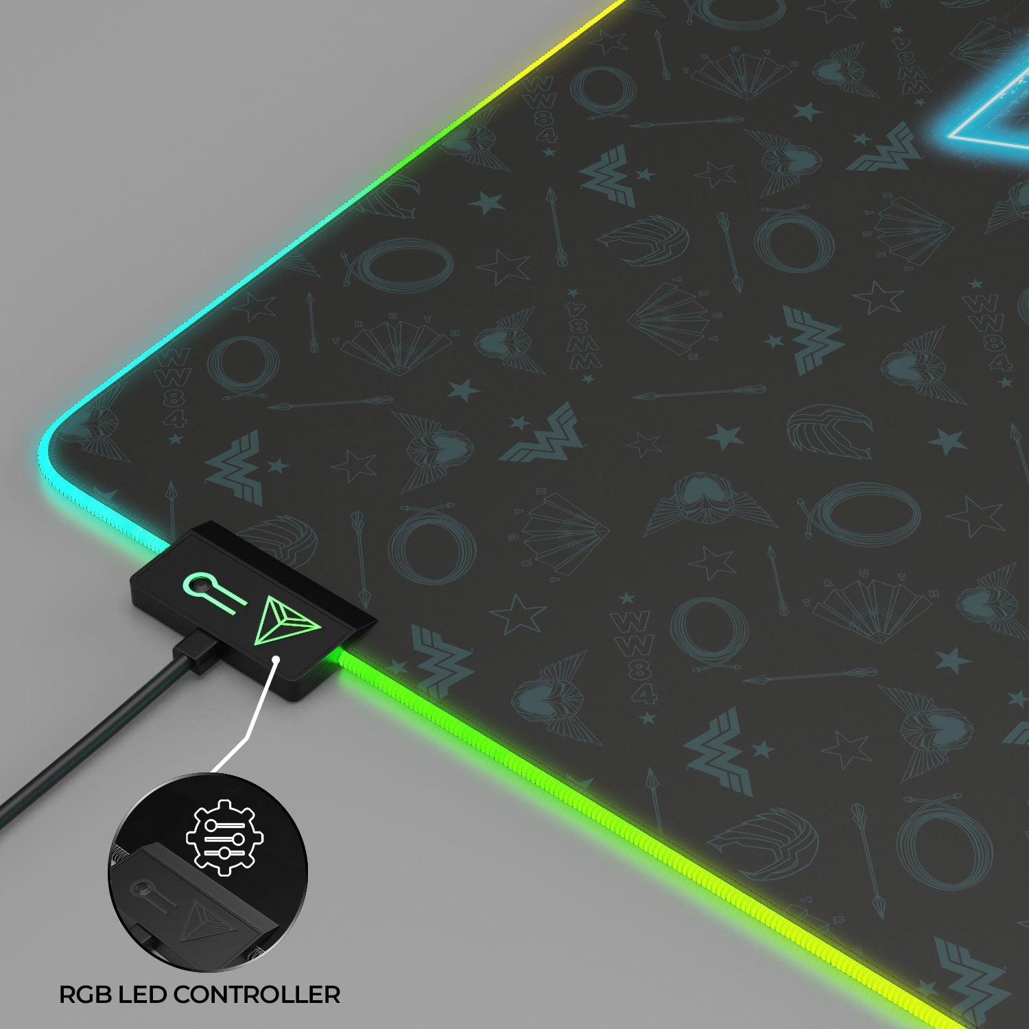 Wonder Woman Gaming Mouse Pad - Electrified Design for Gamers - Shopthatapp.ca