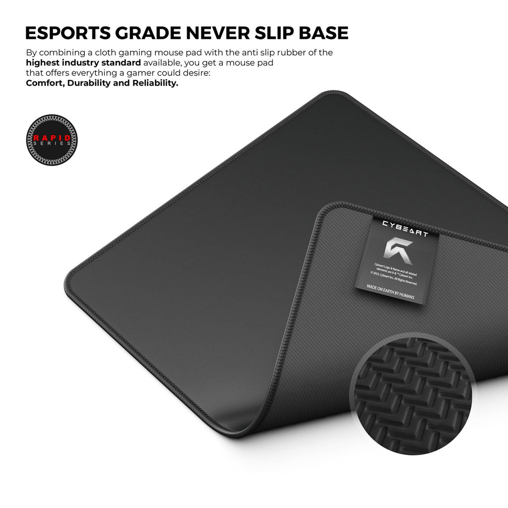 Ghost Black Gaming Mouse Pad - Precision and Comfort for Gamers - Shopthatapp.ca