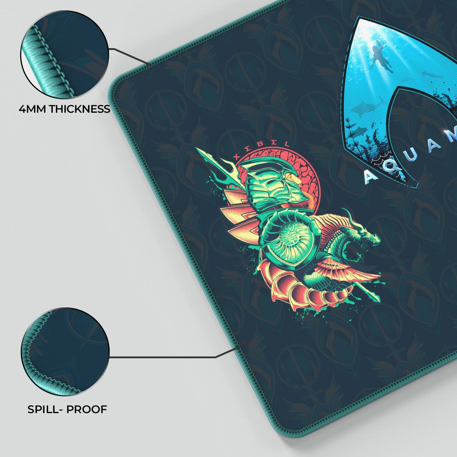 Aquaman XEBEL Kingdom Mouse Pad for an Ultimate Gaming Experience - Shopthatapp.ca