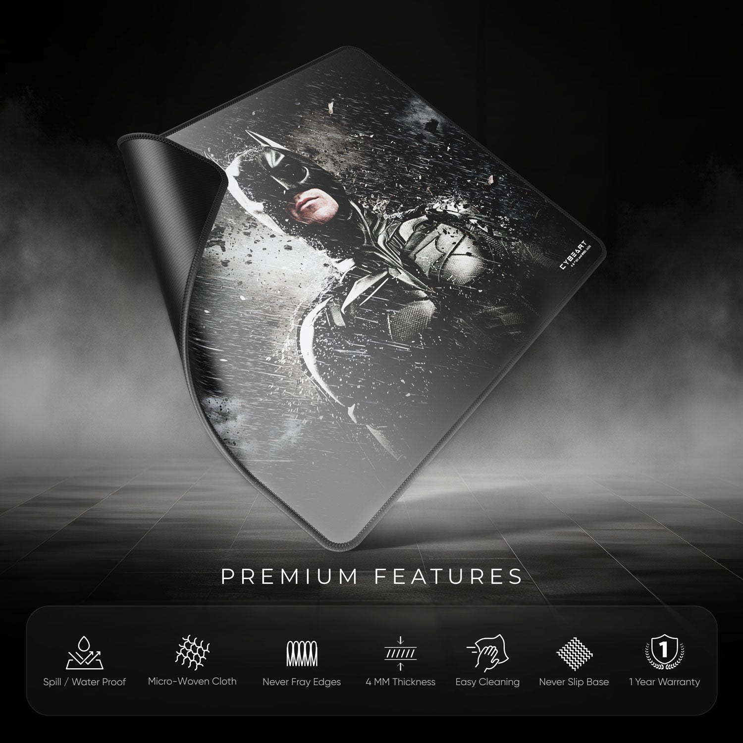 Batman Gaming Mouse Pad for Ultimate Gaming Experience - The Dark Knight Rises - Shopthatapp.ca
