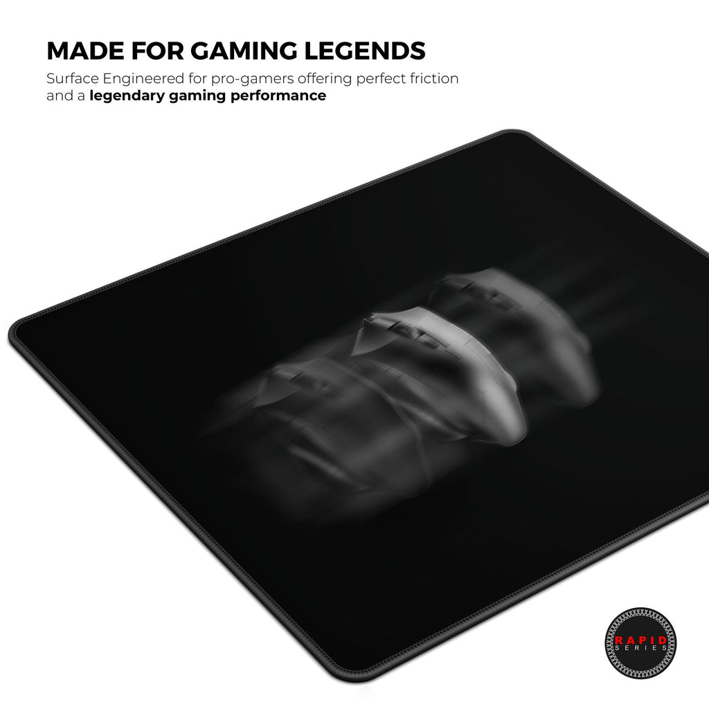 Ghost Black Gaming Mouse Pad - Precision and Comfort for Gamers - Shopthatapp.ca