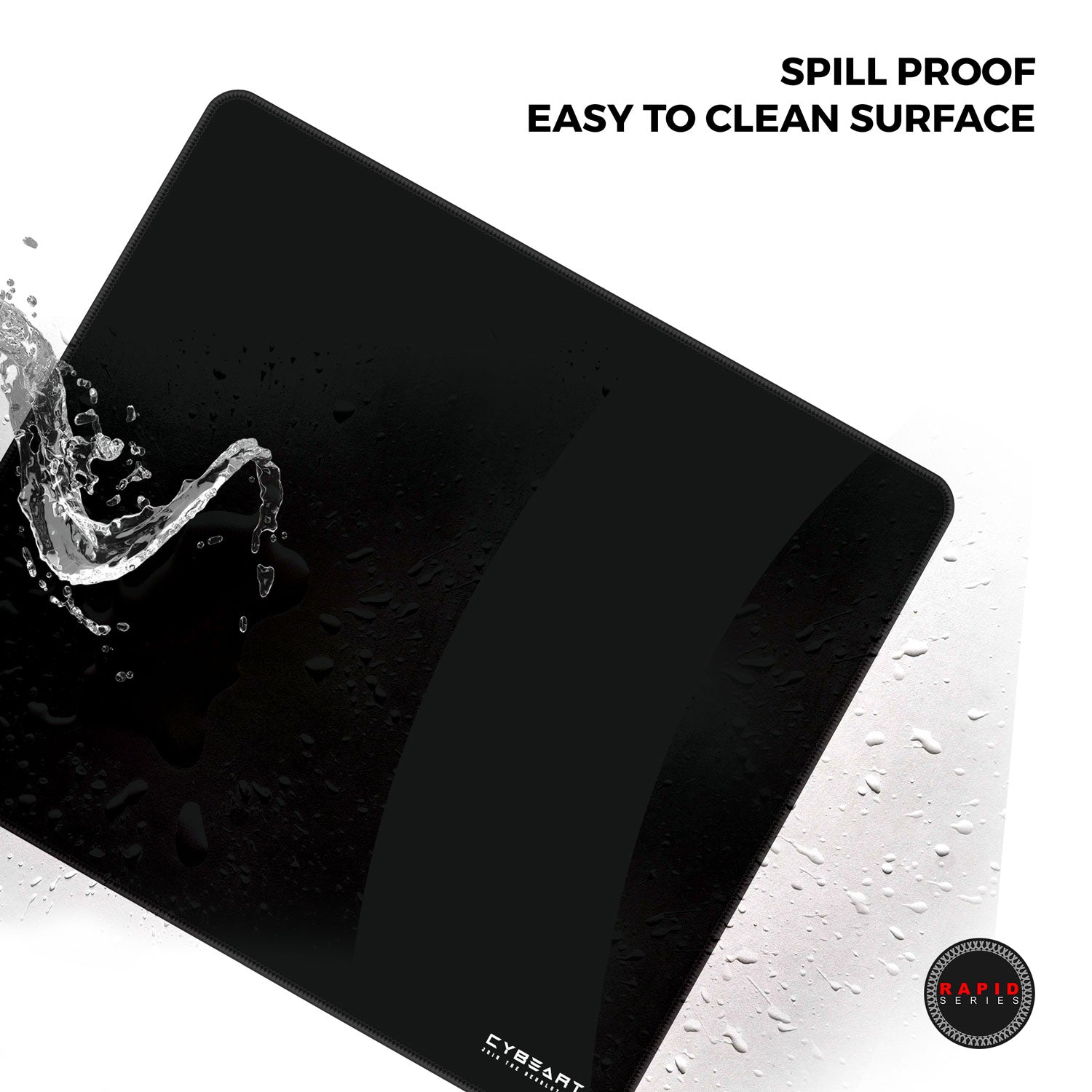 Ghost Black Gaming Mouse Pad - Precision and Comfort for Gamers - Shopthatapp.ca