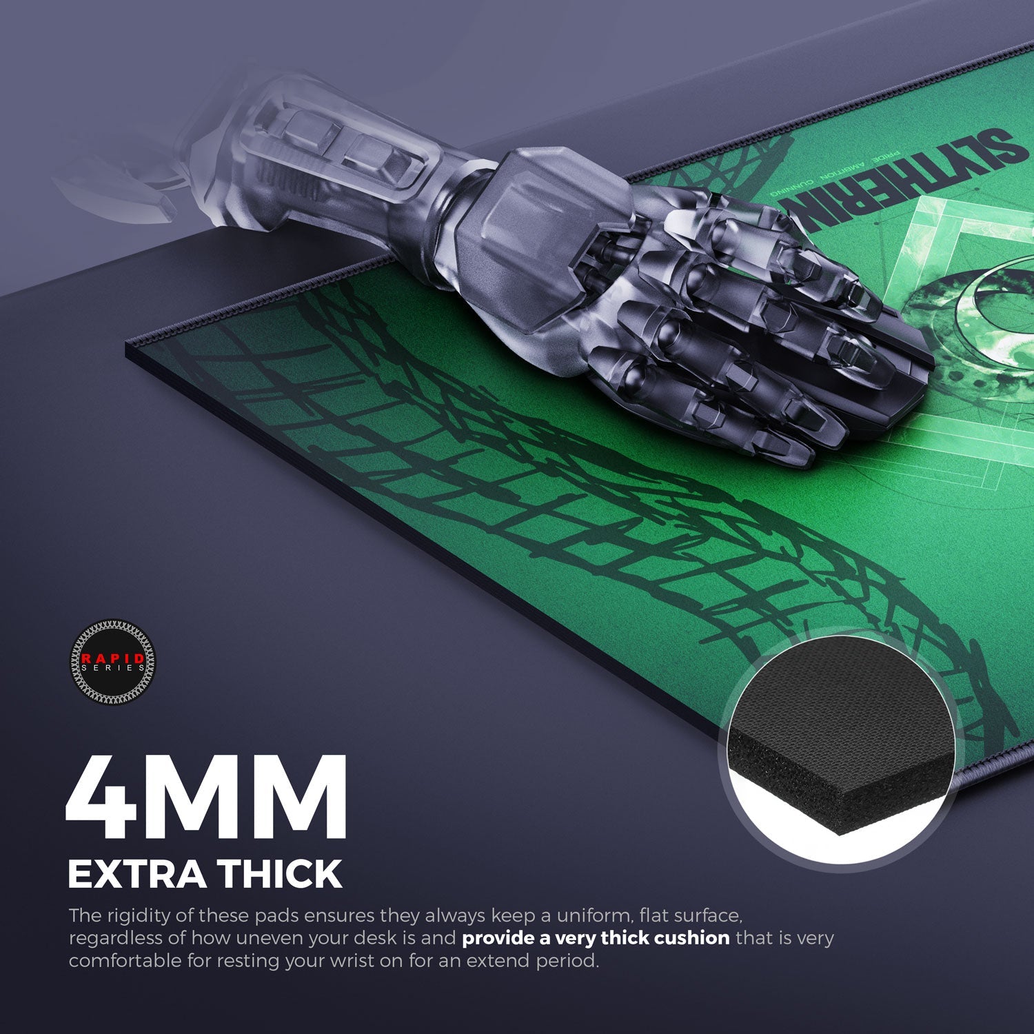 Slytherin Gaming Mouse Pad - Shopthatapp.ca