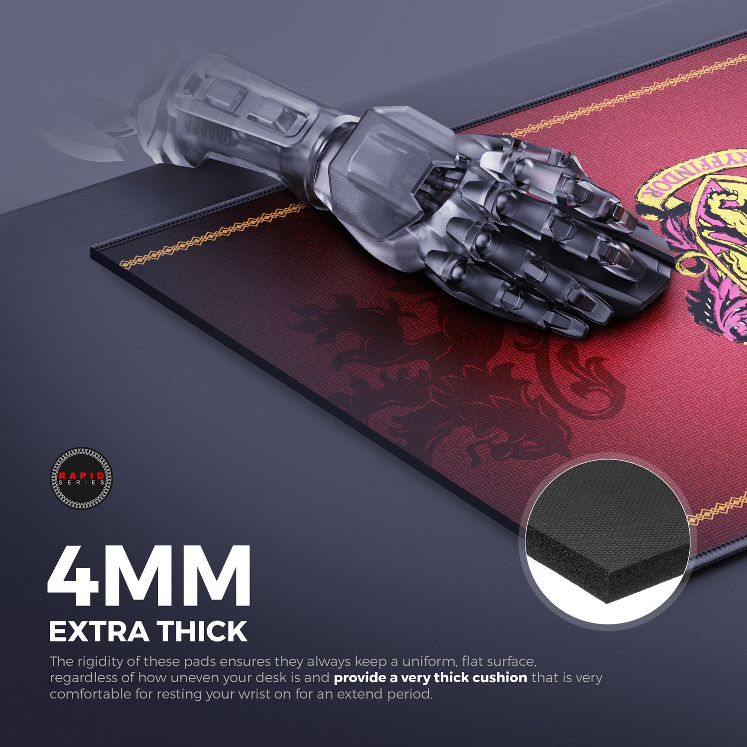 Gryffindor Gaming Mouse Pad - Classic Design for Gamers - Shopthatapp.ca